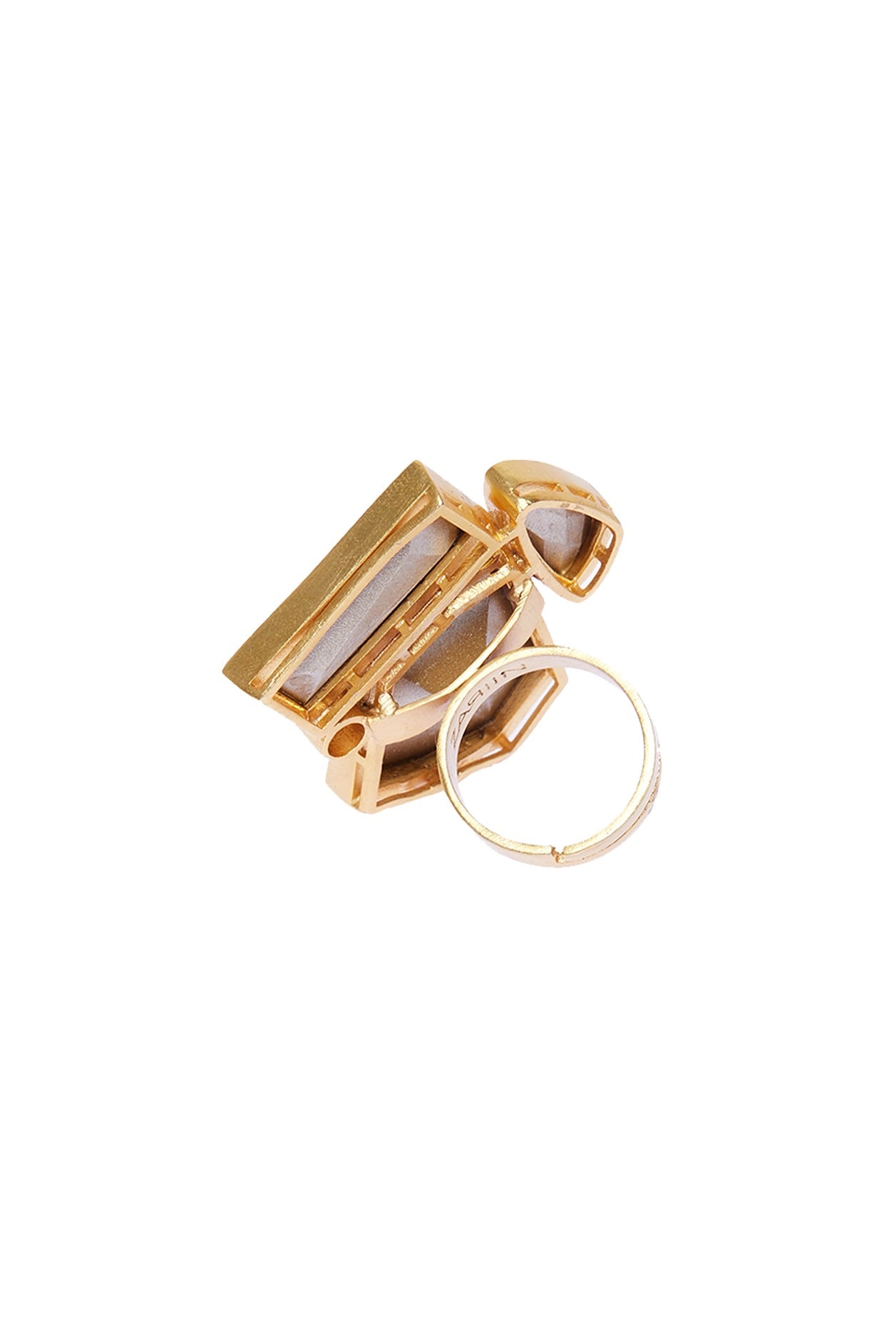 Gold Plated Swarovski Ring