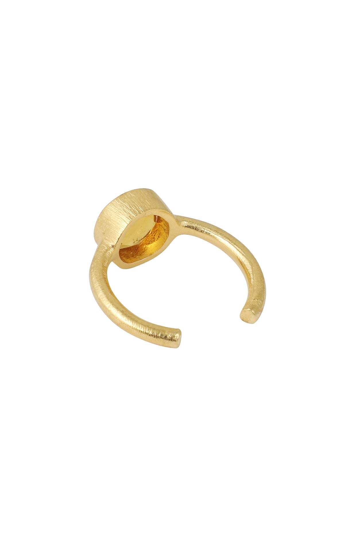 Gold Plated Citrine Ring