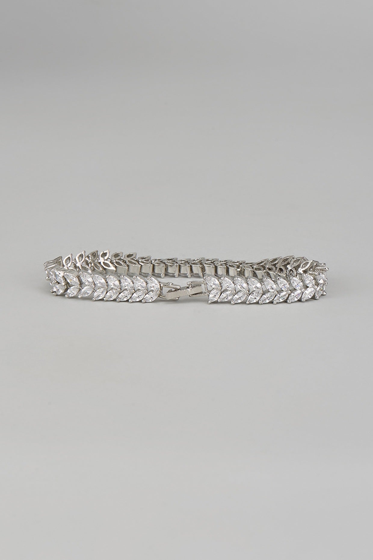 White Finish Diamond Bracelet