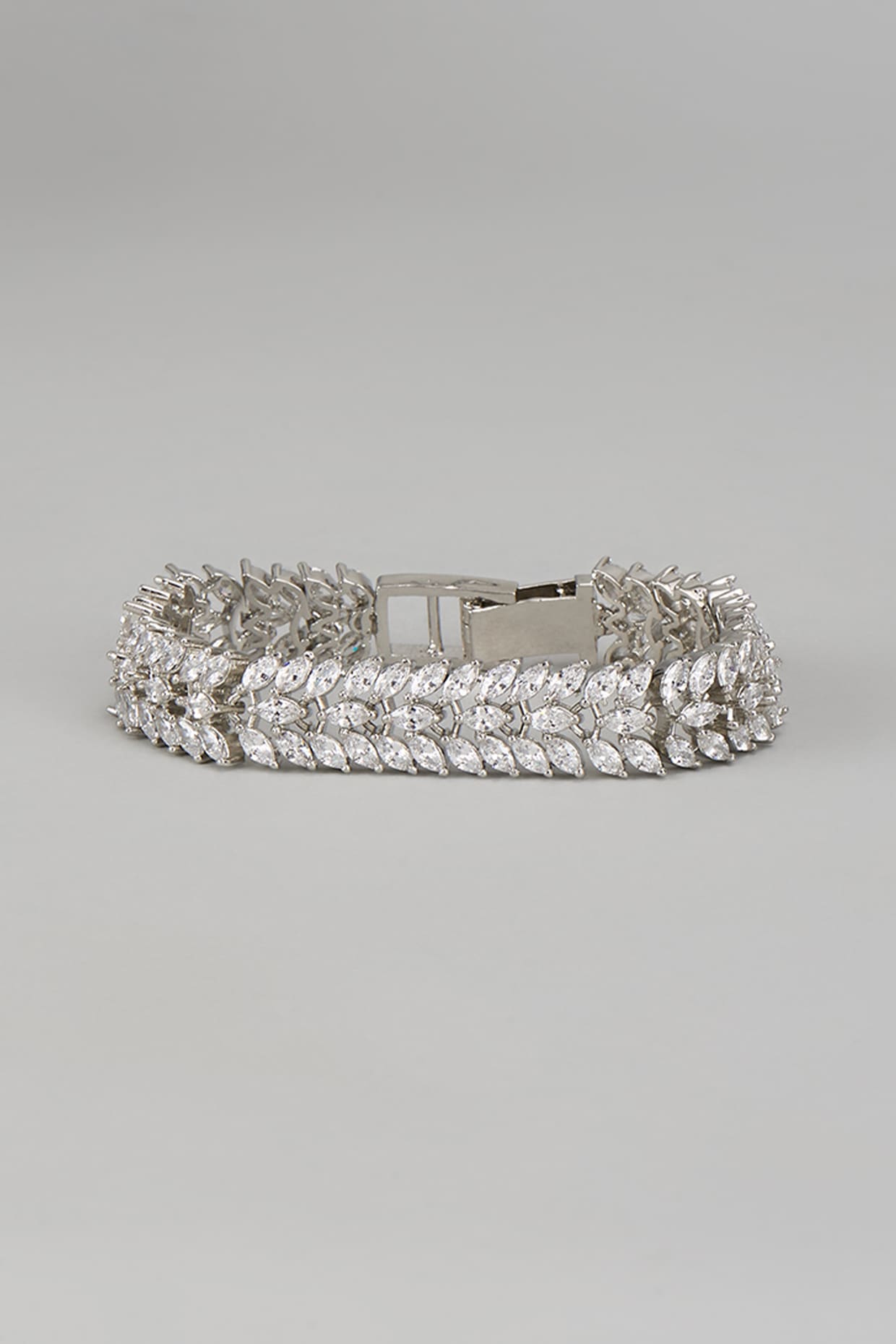 White Finish Diamond Bracelet