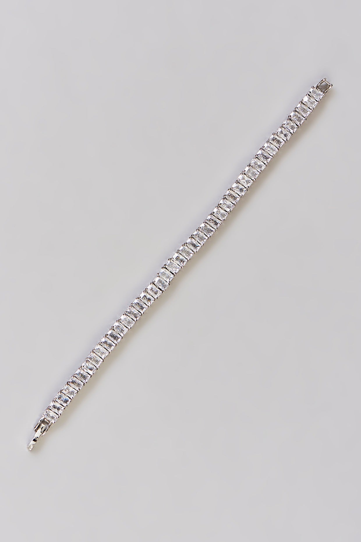 White Finish Diamond Bracelet