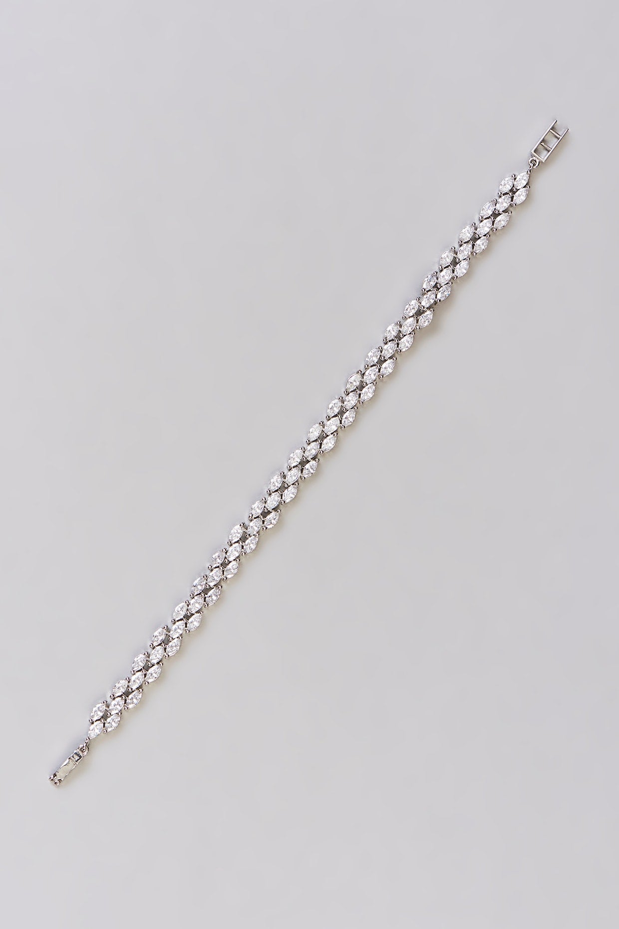 White Finish Diamond Bracelet