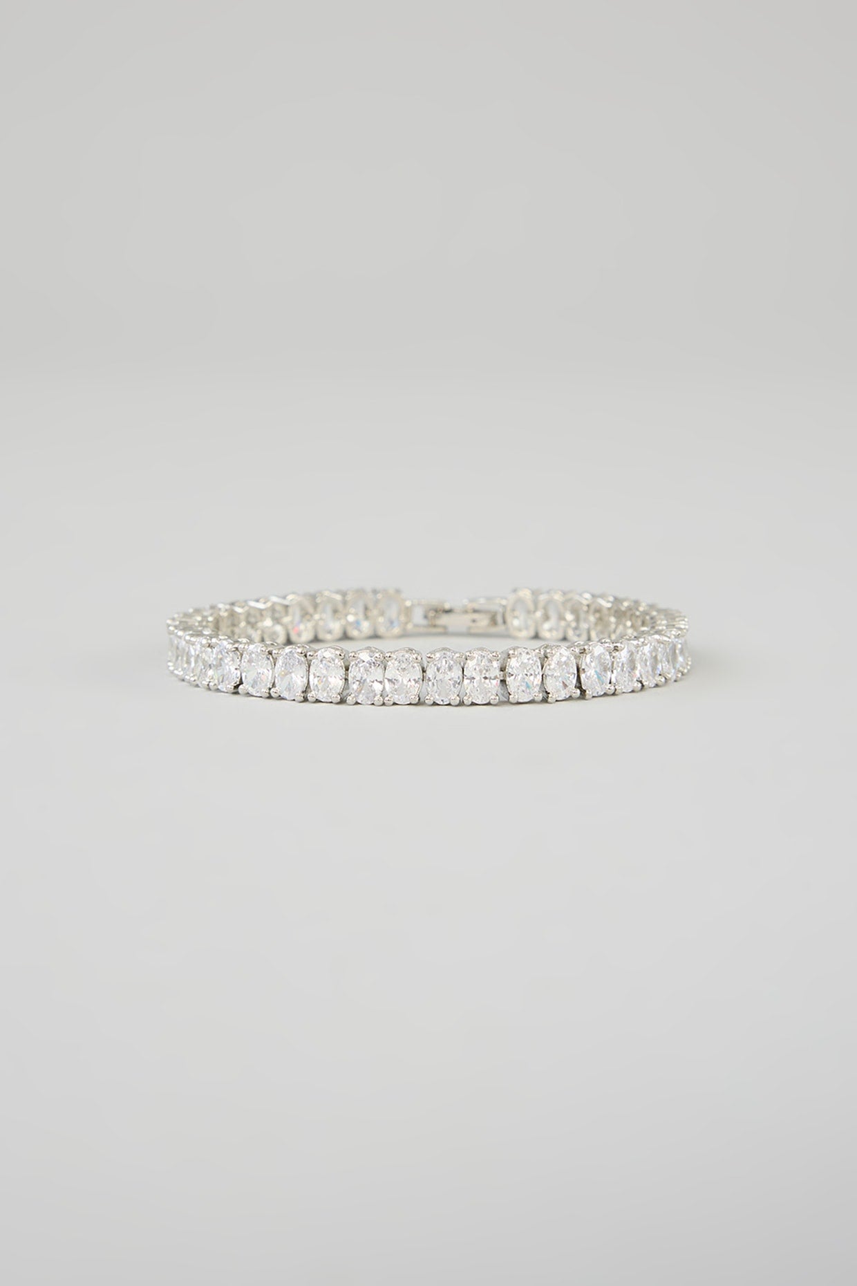 White Finish Diamond Bracelet