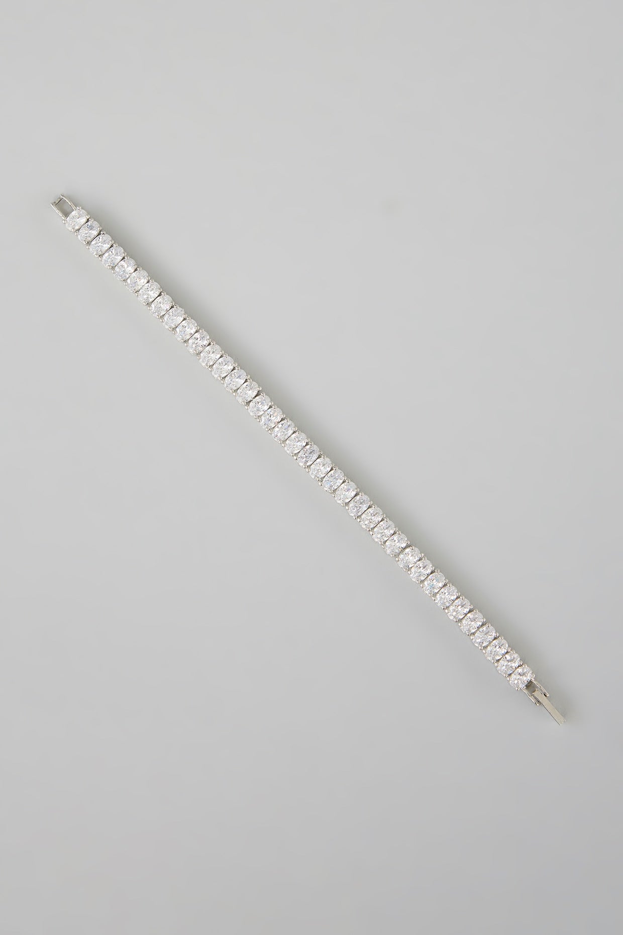 White Finish Diamond Bracelet