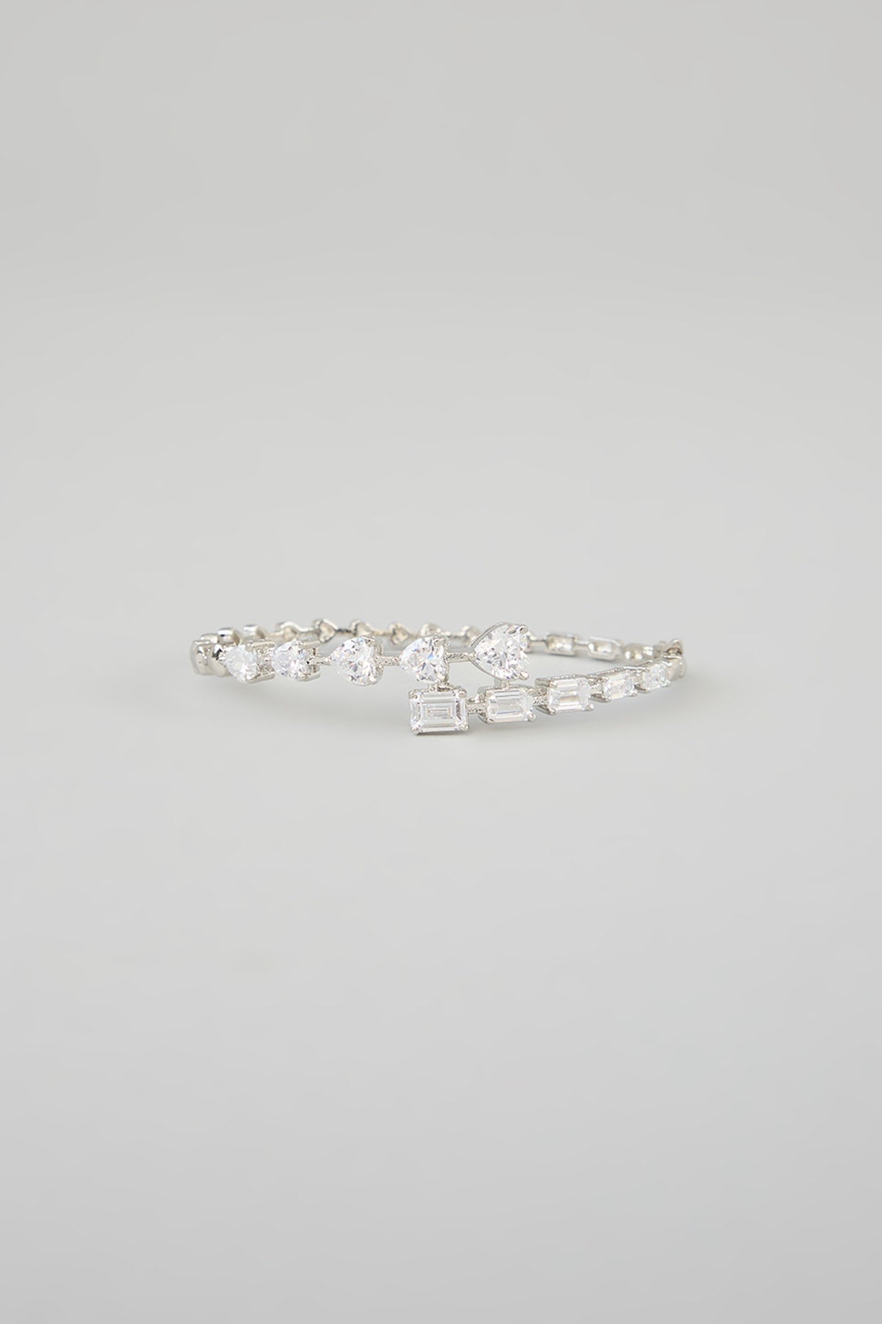 White Finish Diamond Bracelet