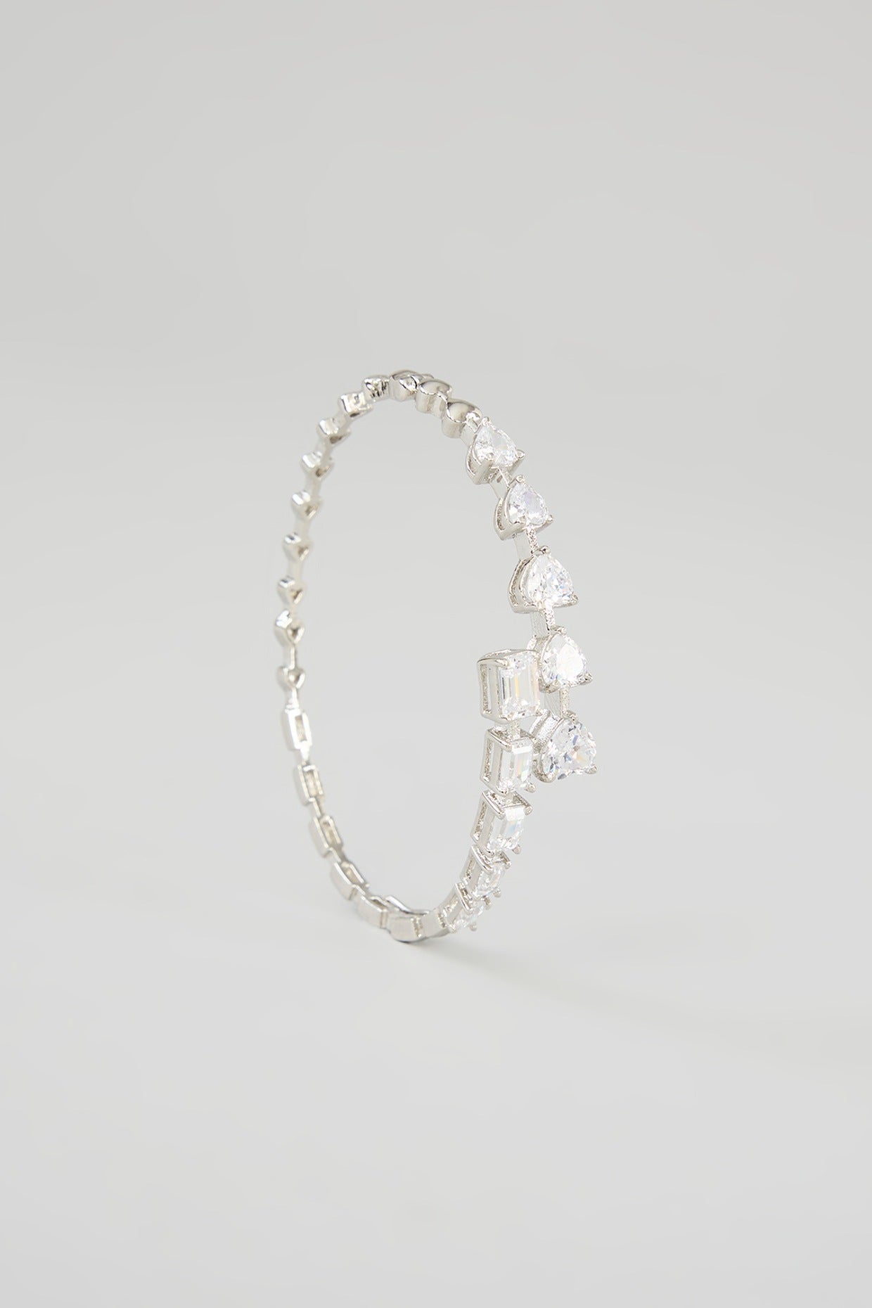 White Finish Diamond Bracelet