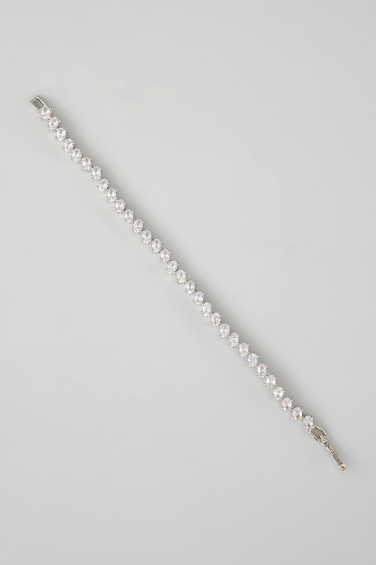 White Finish Diamond Bracelet