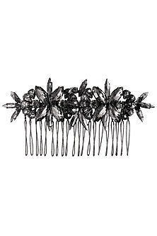 Black Diamond Crystal Embellished Haircomb
