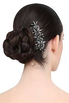 Black Diamond Crystal Embellished Haircomb