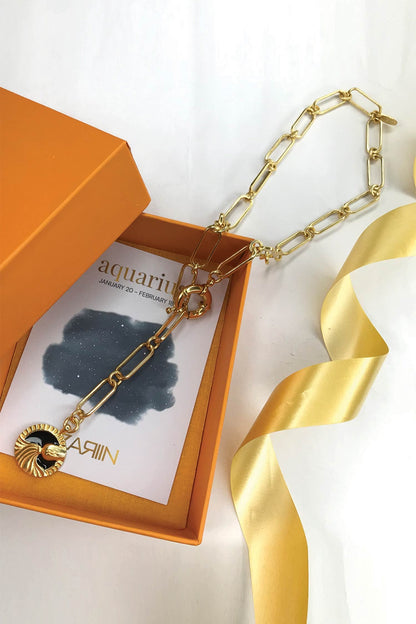 Aquarius Pendant Necklace 