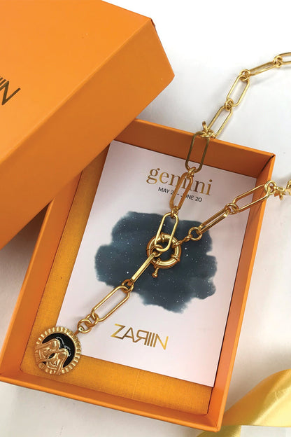 Gemini Pendant Necklace 