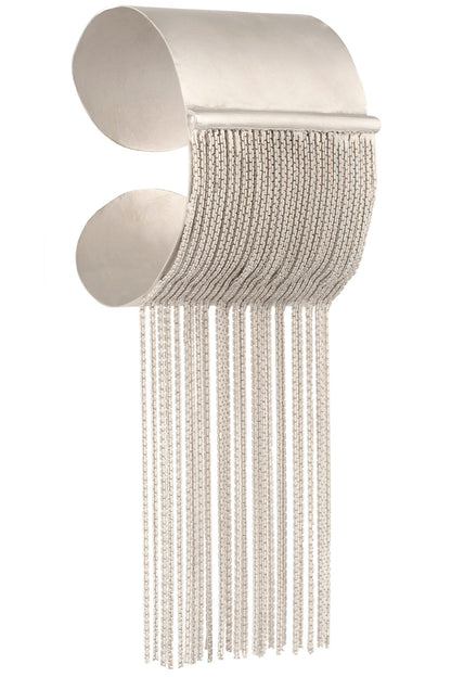 Silver Fringes Hand Cuff