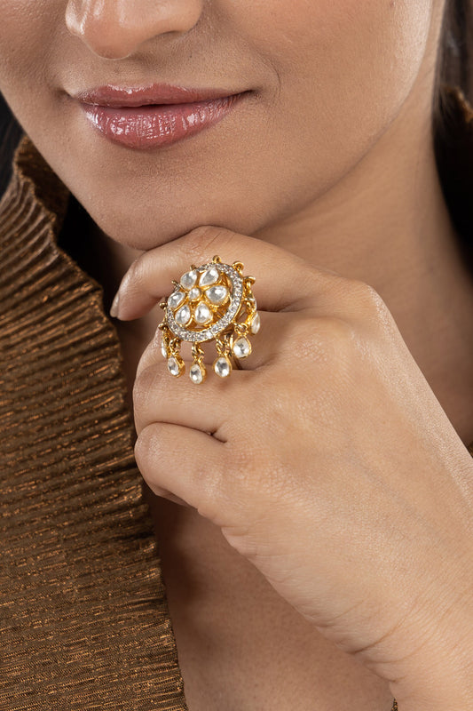 Floral Embellished Ring 