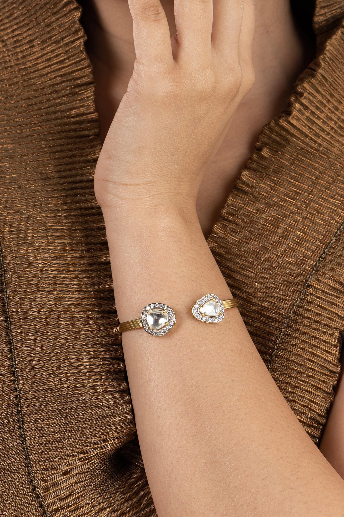 Handcrafted Kundan Bracelet 