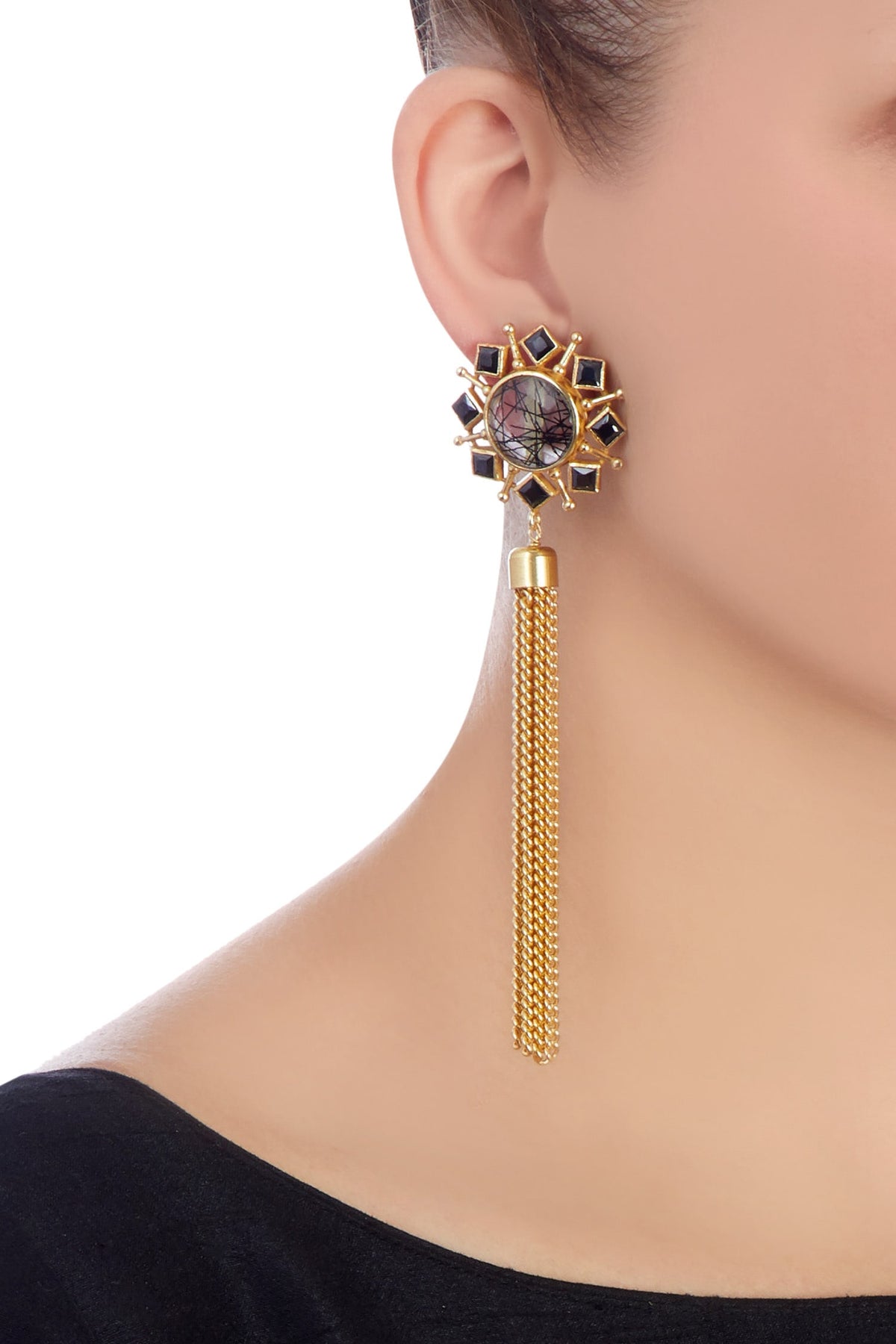 Gold Chain Earrings 