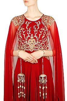 Antique silver awe strucking moonstone kaleeras