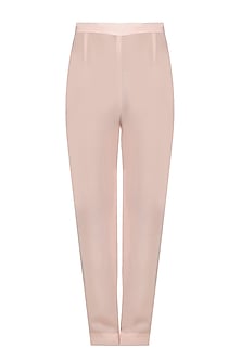 Pink Straight Fringed Suit and Pants Set