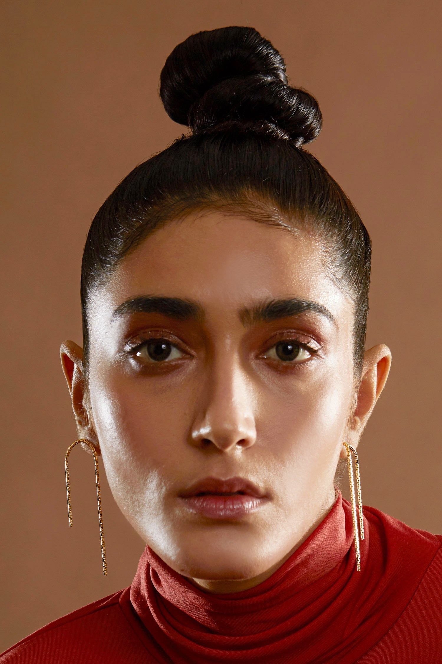 Handcrafted Horseshoe Statement Earrings 