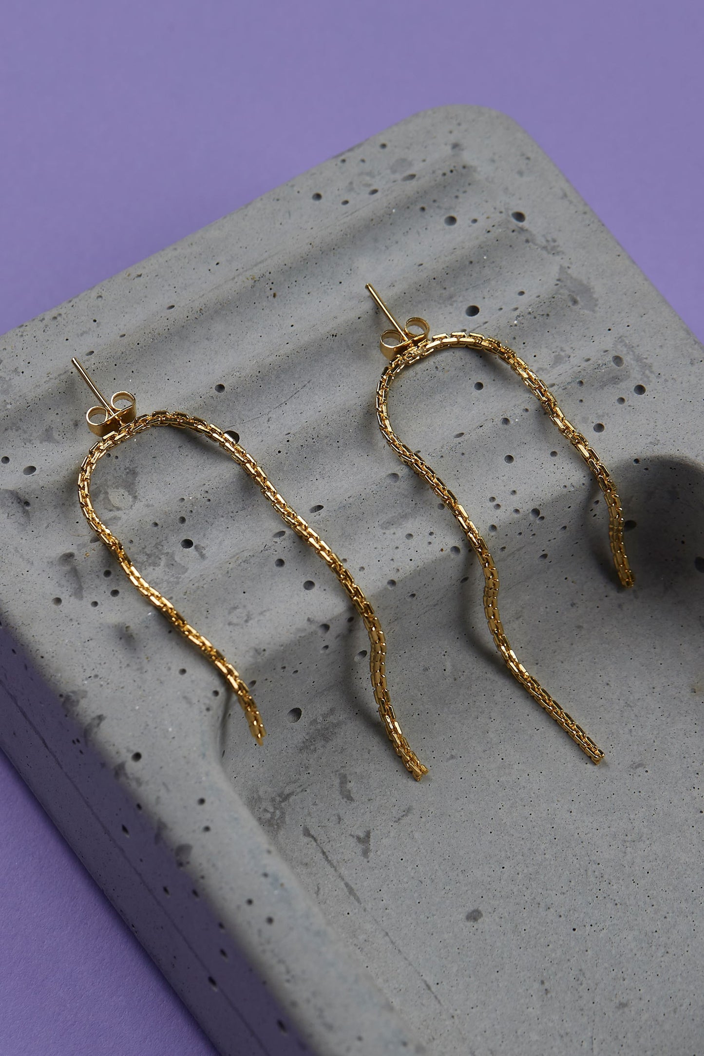 Handcrafted Horseshoe Statement Earrings 