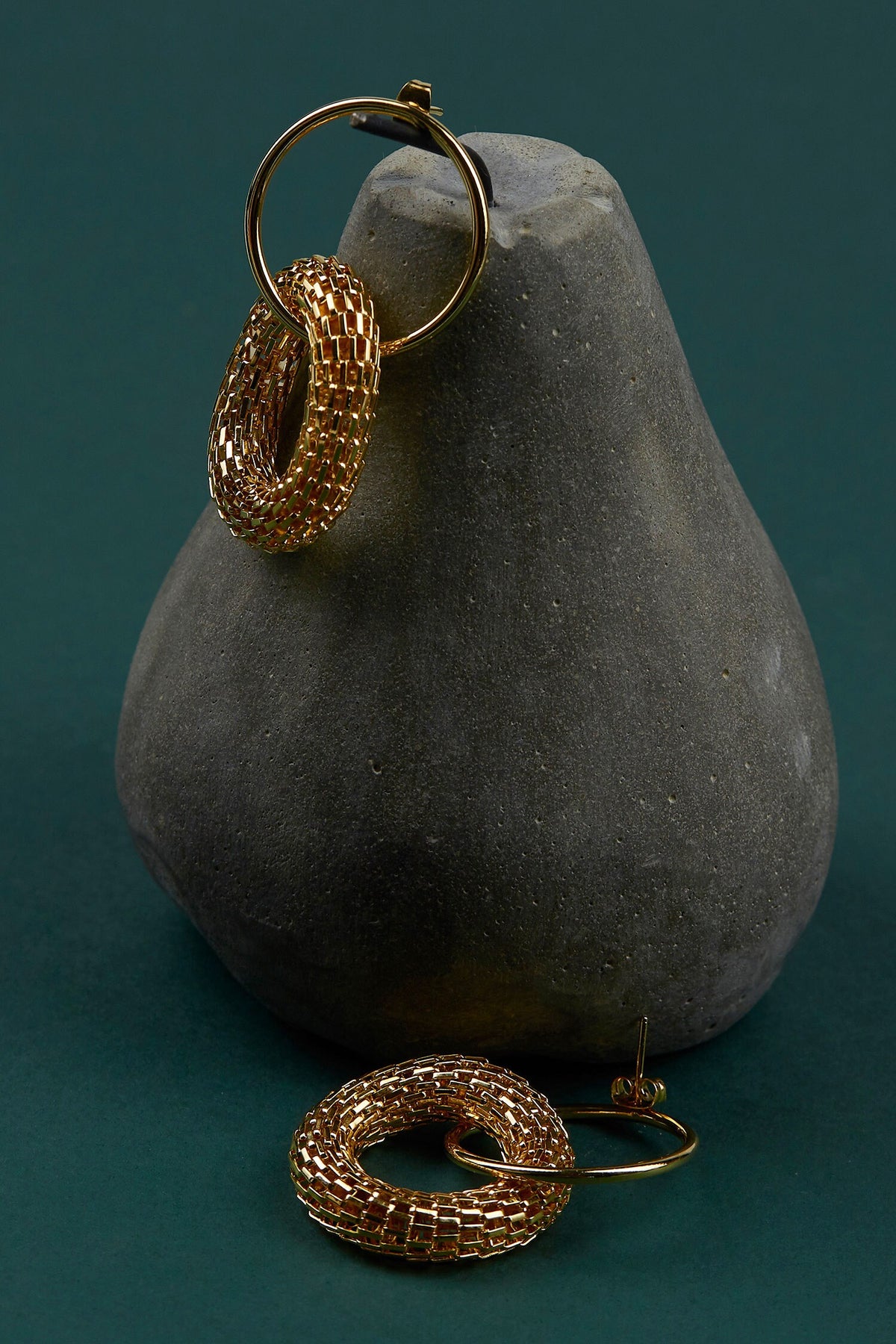 Handcrafted Hoop Disco Danglers 
