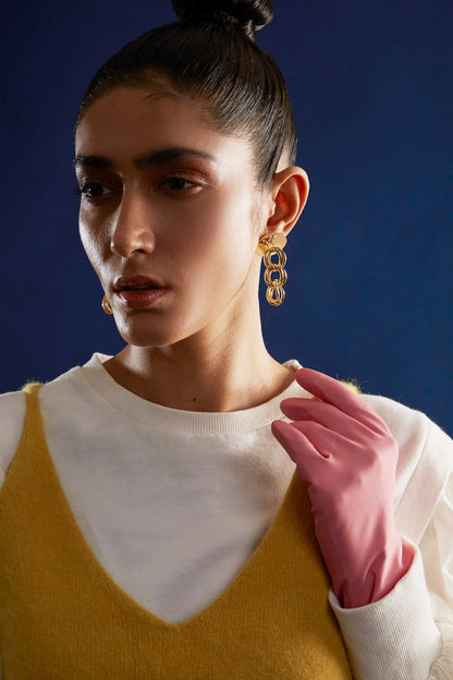 Handcrafted Chain Link Danglers 