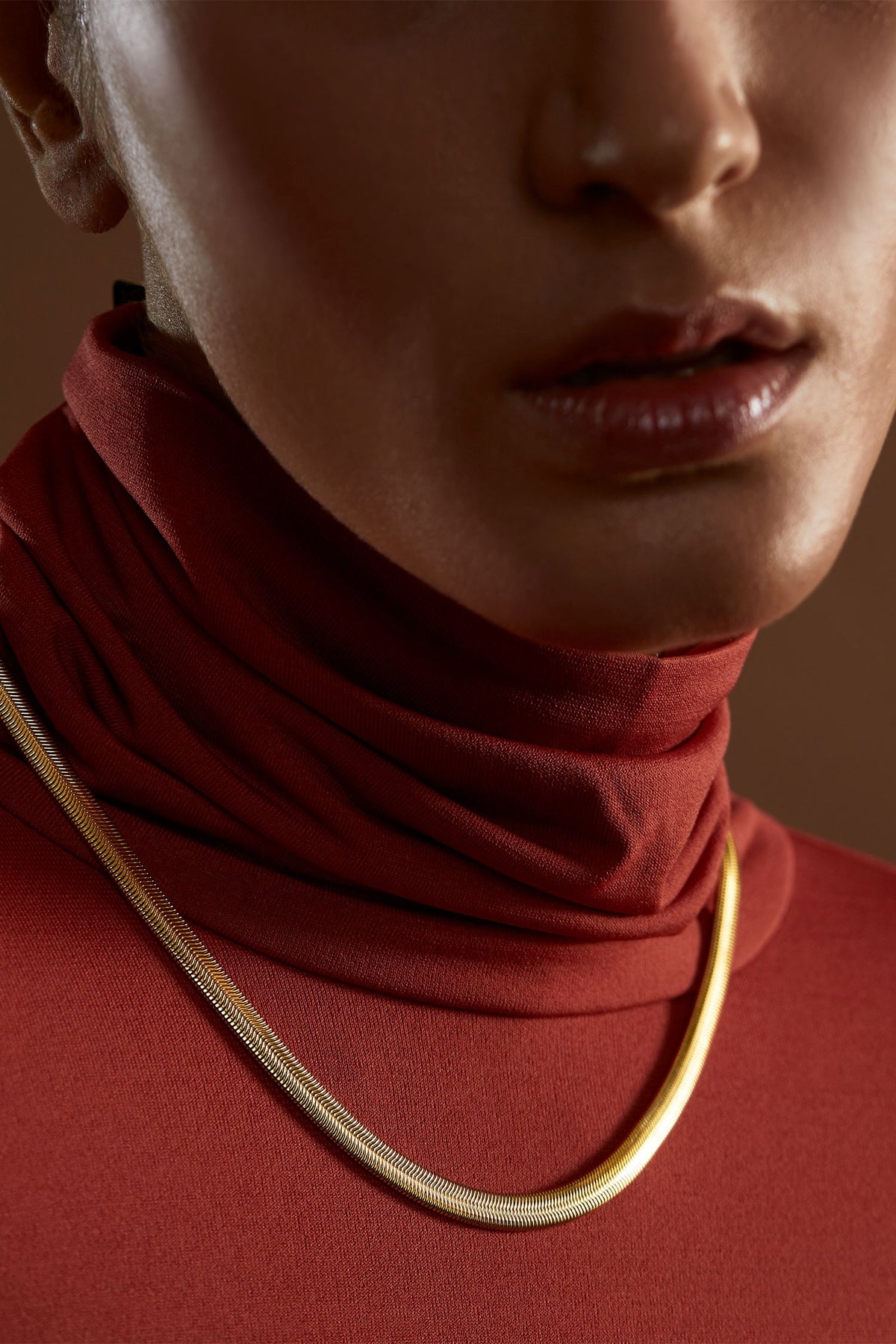 Handcrafted Unisex Viper Necklace  
