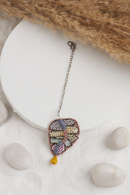 Bead Embellished Maangtikka & Earring Set 