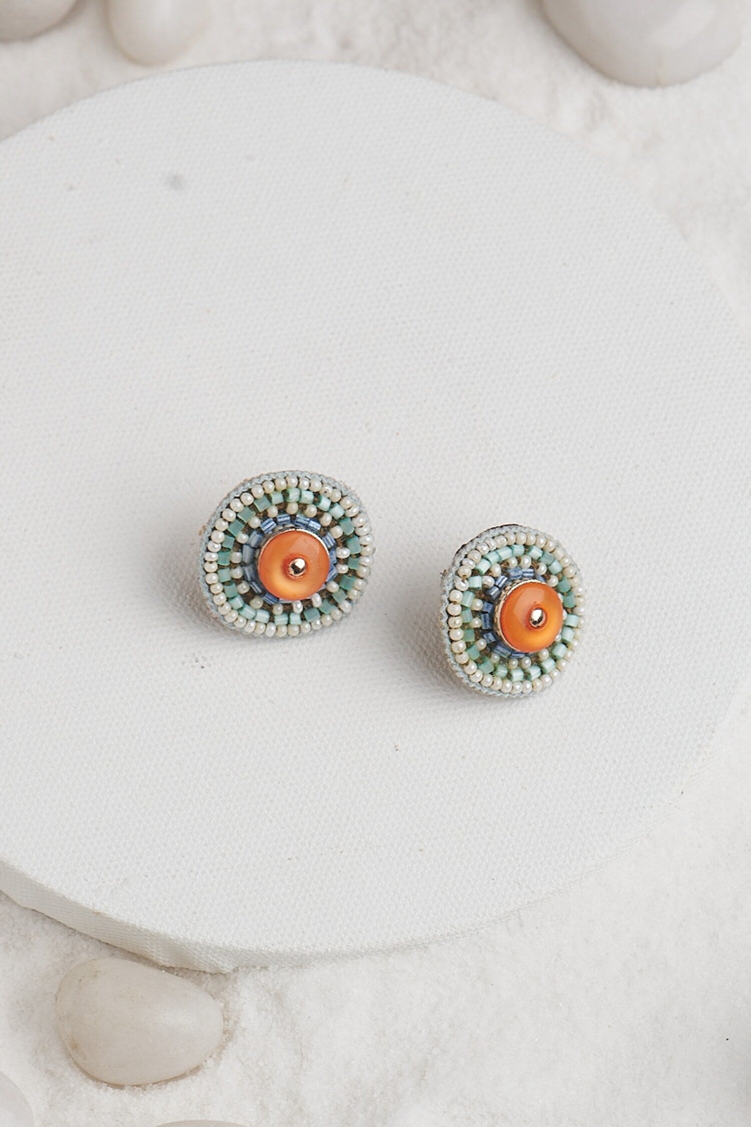 Geometric Embellished Choker & Earrings Set 
