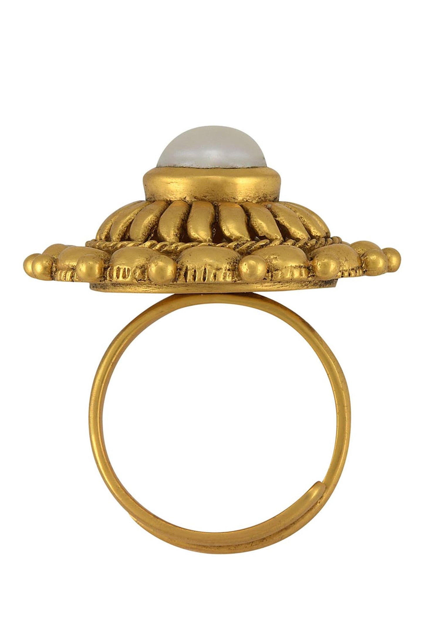 Floral Stone Ring 