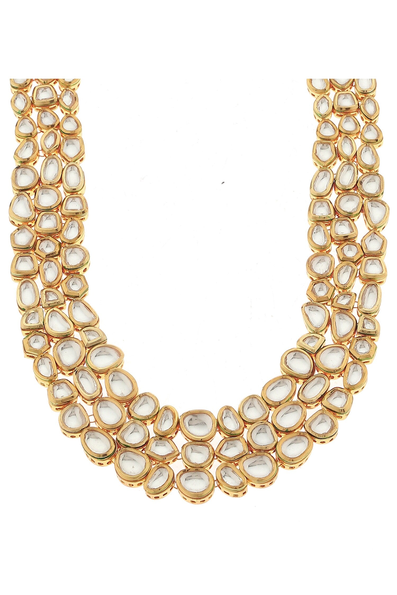Kundan Long Necklace Set 