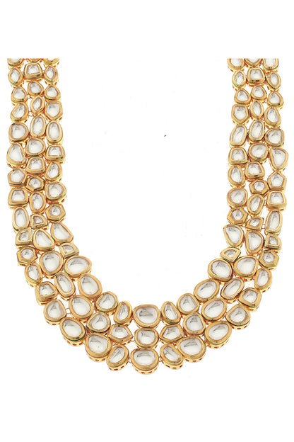 Kundan Long Necklace Set 