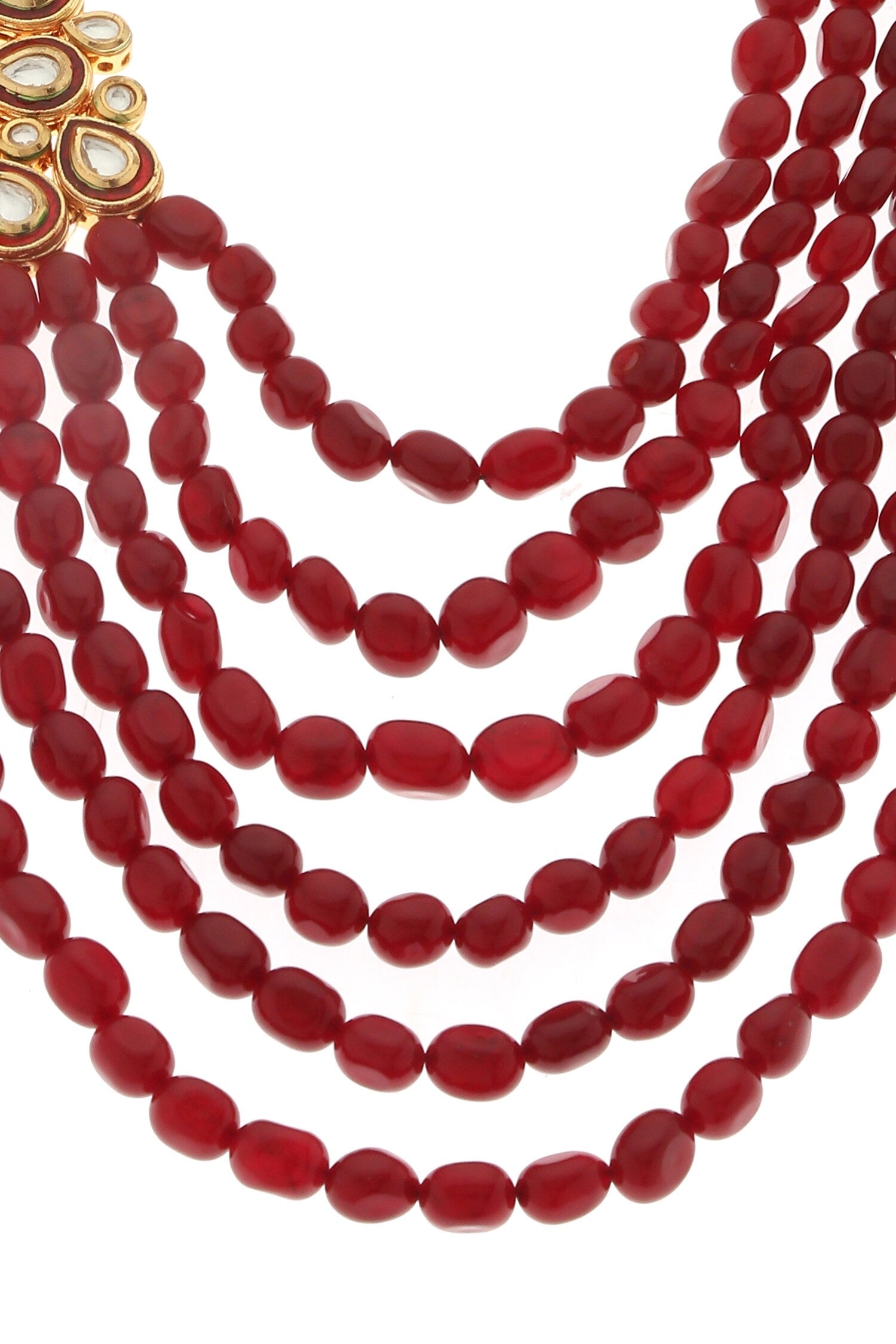 Layered Beaded Necklace Set 