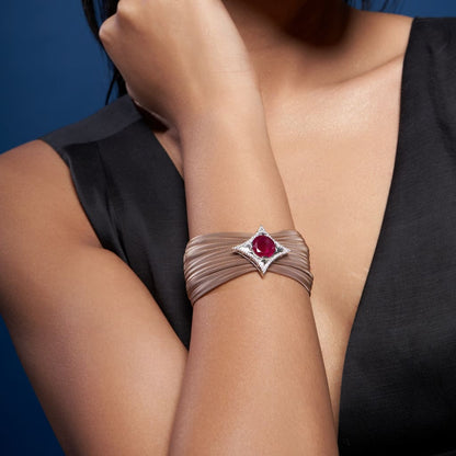 Gold Finish Zircon Handcrafted Bracelet