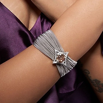 White Finish Cubic Zirconia Bracelet