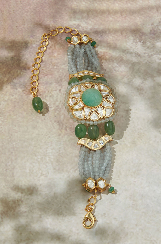 Multi Colour Polki Bracelet