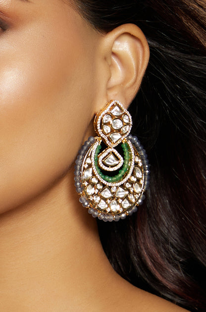 Multi Colour Chand baali Earrings-1