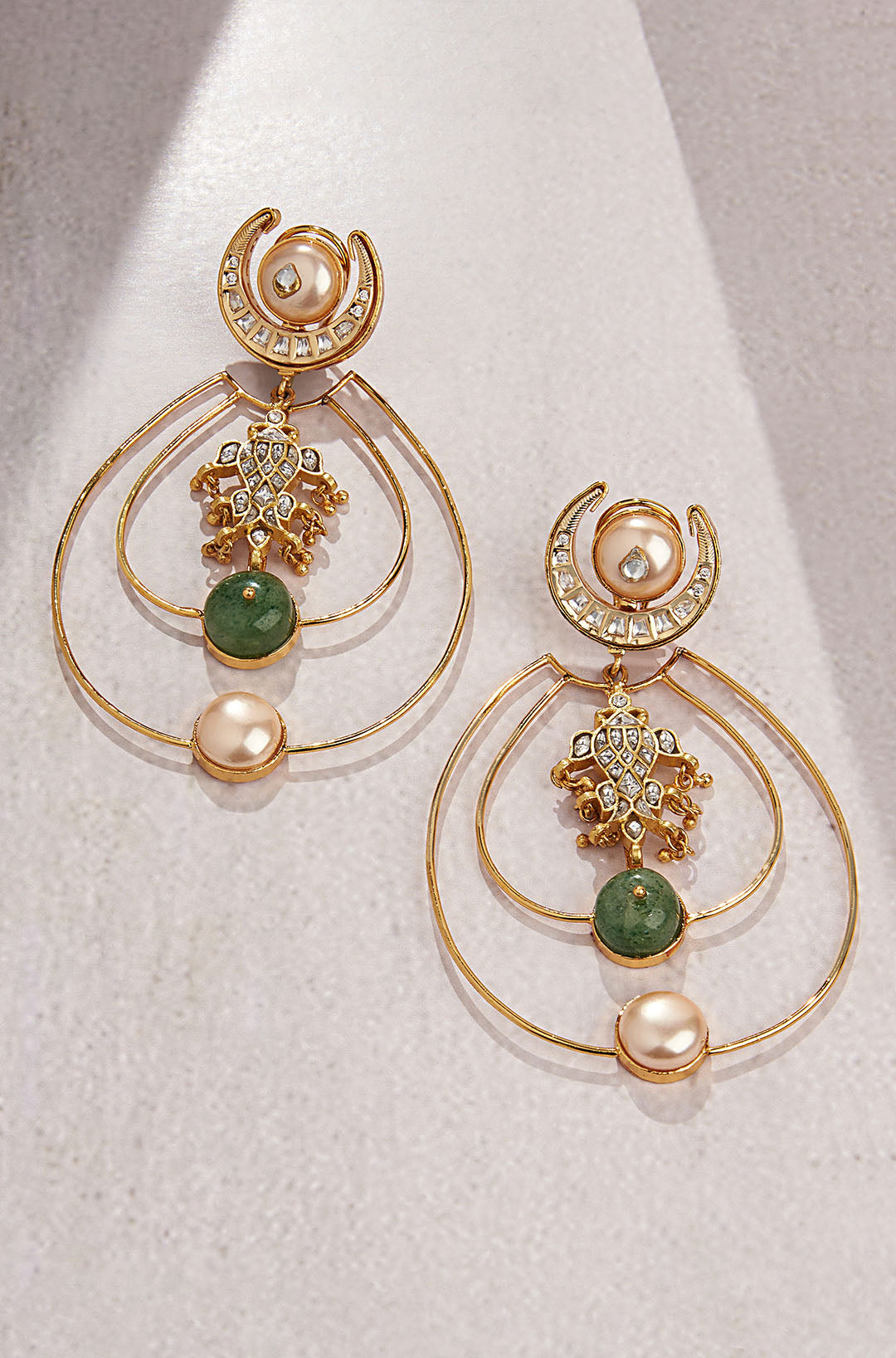 Charismatic Gold Tone  Earring