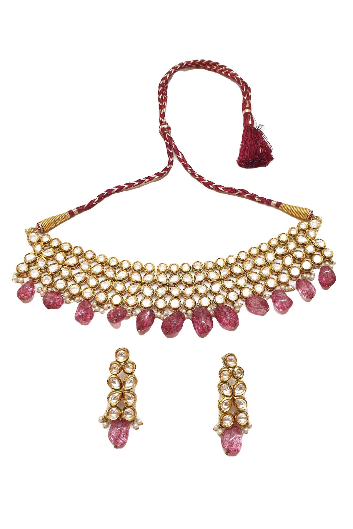  Kundan Choker Set 