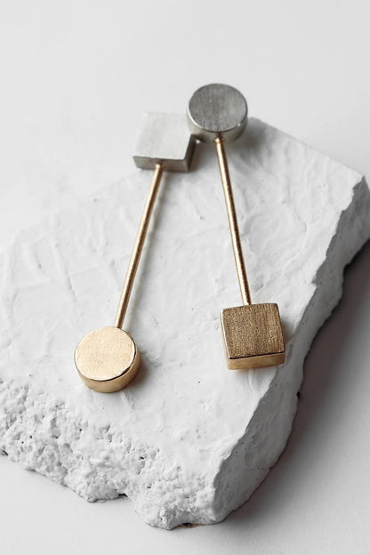 Geometric Statement Earrings 