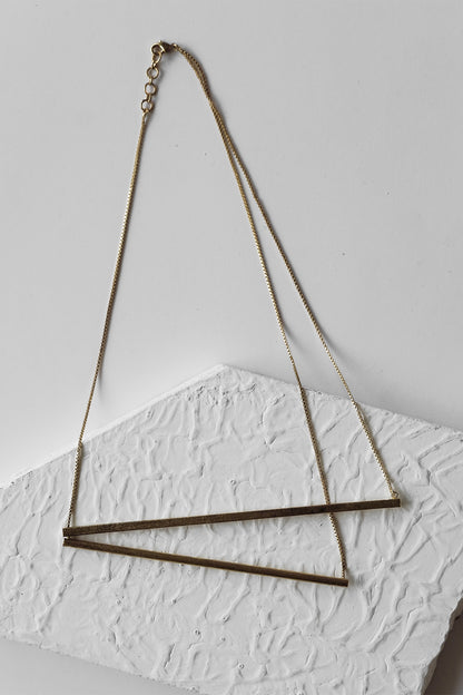 Layered Bar Necklace 