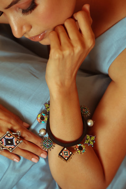 Multi-Colored Beaded Bracelet