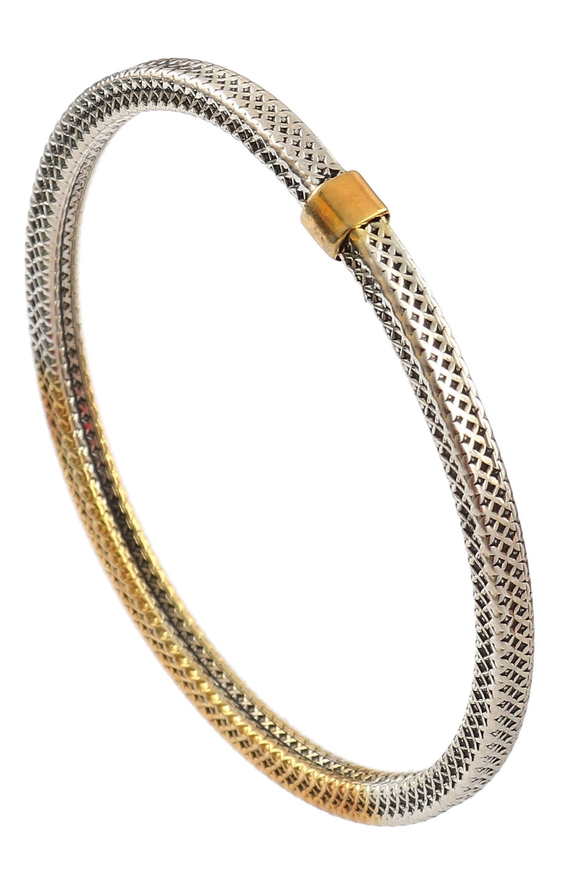 Gold Plated Cutwork Bangle 