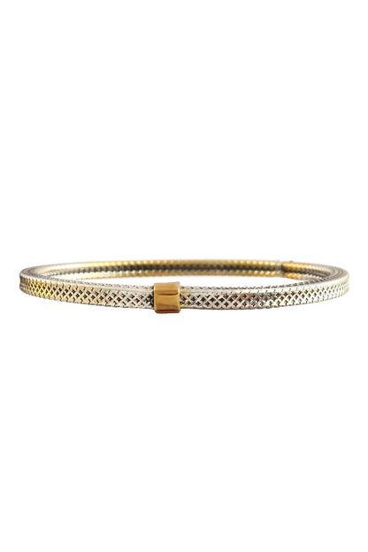 Gold Plated Cutwork Bangle 