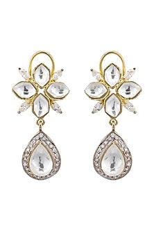 Gold Plated Lotus Earrings