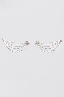 Gold Plated Pearl Stud Earrings