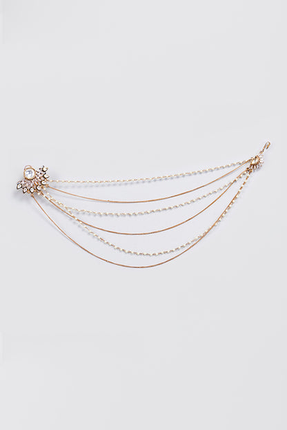 Gold Plated Pearl Stud Earrings