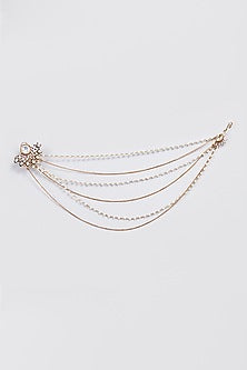 Gold Plated Pearl Stud Earrings