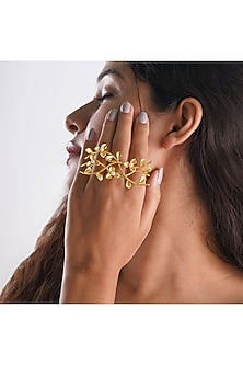 Gold Finish Handcrafted Ring