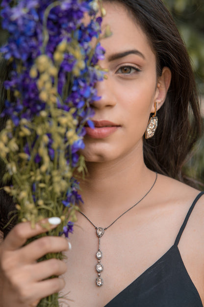 Diamond Ivy Cut Necklace 