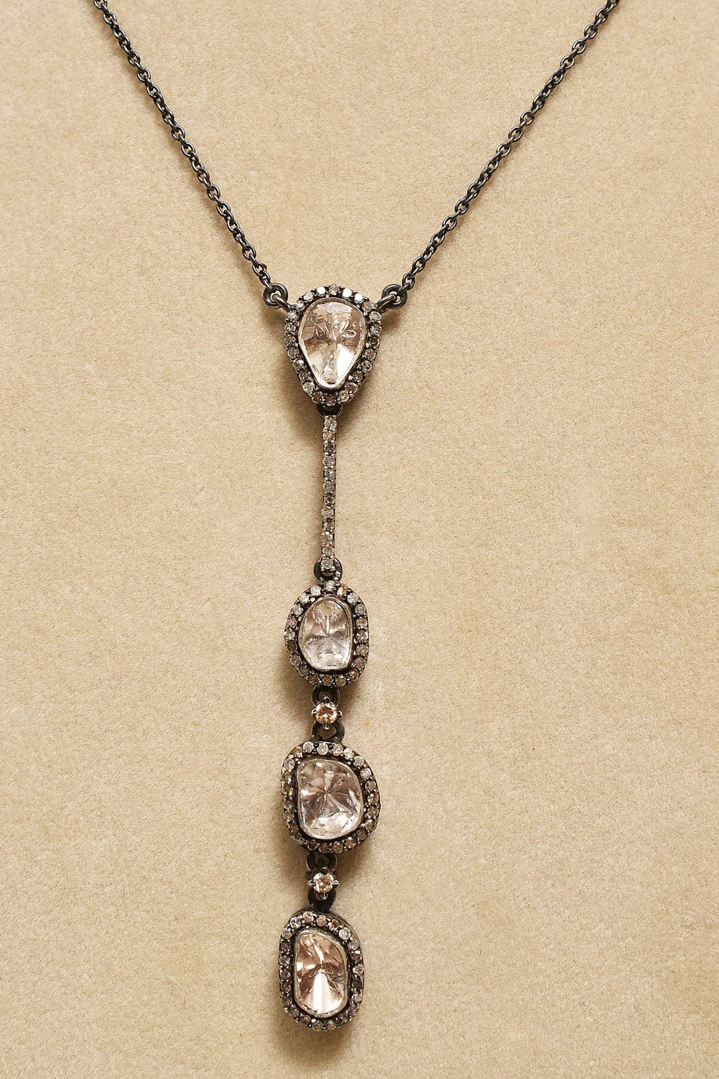 Diamond Ivy Cut Necklace 